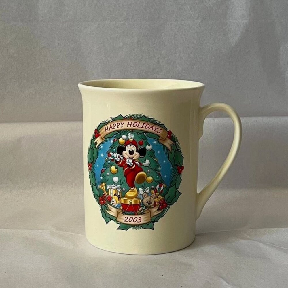Mickey Mouse Club 1955-Christmas Through The Years-Disney 2003 Coffee Mug